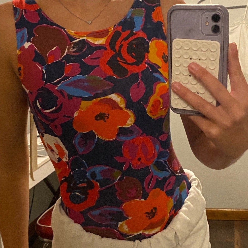 Floral Sleeveless Top